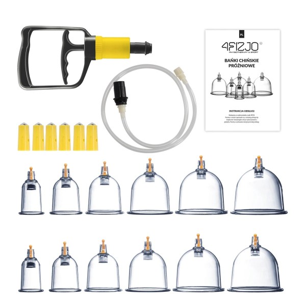 Масажні банки Fizio, 12 шт