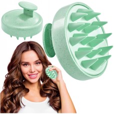 Щітка для масажу голови Fizio, зелений