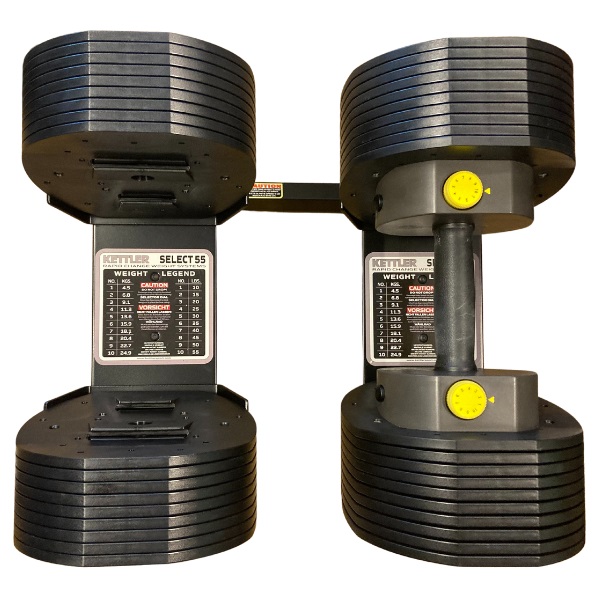 Гантель регульована VARIO DUMBBELLS SELECT 55 (2х24,9 кг) + стійка Kettler