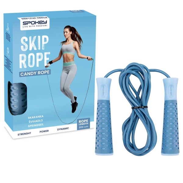 Скакалка Spokey CANDY ROPE, синій