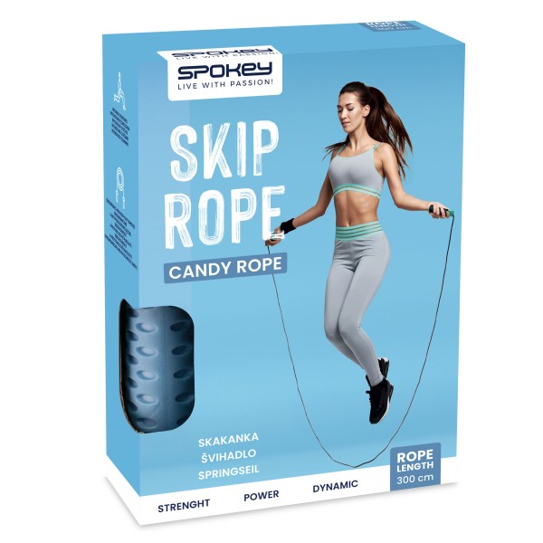Скакалка Spokey CANDY ROPE, синій