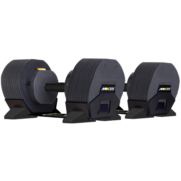 Гантелі регульовані MX SELECT MX55 DUMBBELL 4,5 - 24,9 KG 2шт. + Стійки