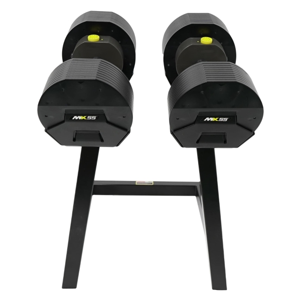 Гантелі регульовані MX SELECT MX55 DUMBBELL 4,5 - 24,9 KG 2шт. + Стійки