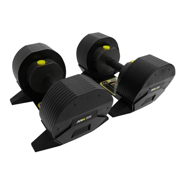 Гантелі регульовані MX SELECT MX55 DUMBBELL 4,5 - 24,9 KG 2шт. + Стійки