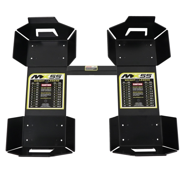 Гантелі регульовані MX SELECT MX55 DUMBBELL 4,5 - 24,9 KG 2шт. + Стійки