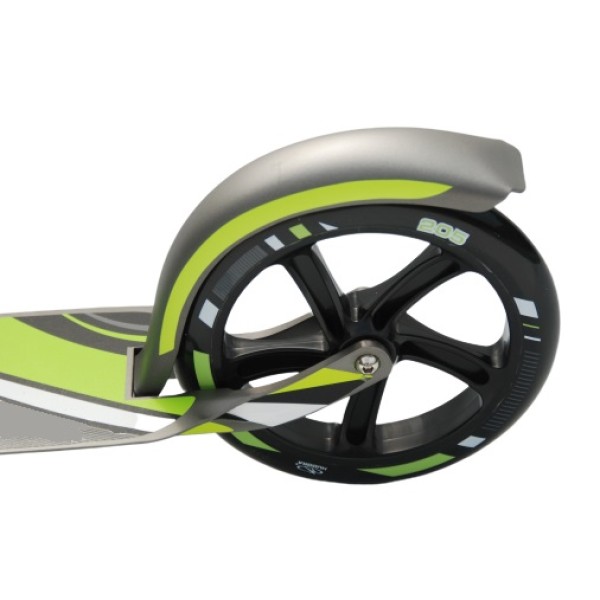 Самокат Hudora BigWheel 205 Сіро-зелений