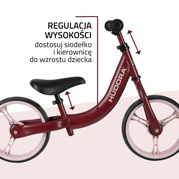 Біговел Hudora Classic Balance 12 Бордовий