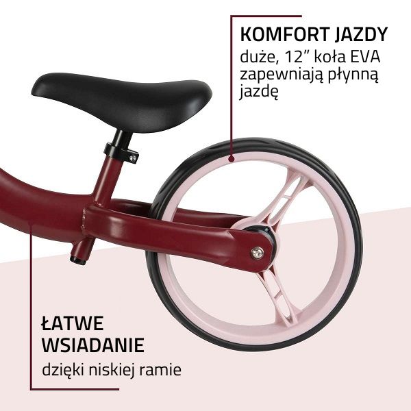 Біговел Hudora Classic Balance 12 Бордовий