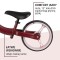 Біговел Hudora Classic Balance 12 Бордовий