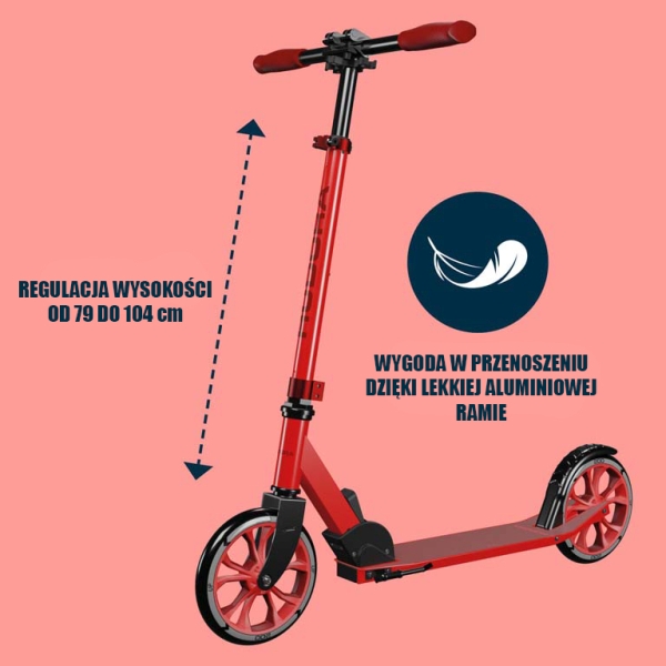 Самокат Hudora BigWheel Up 200