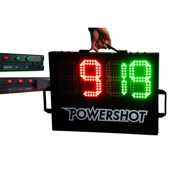 Двостороннє портативне електронне табло POWERSHOT