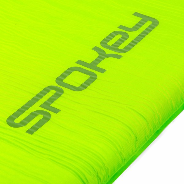 Самонадувний мат з подушкою Spokey SAVORY PILLOW, салатовий