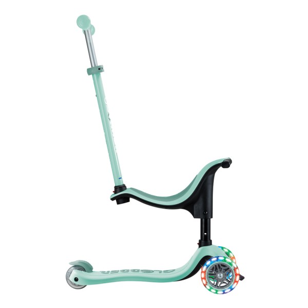 Дитячий самокат 3в1 Globber Go Up Sporty Lights м'ятний (452-706-4-S)