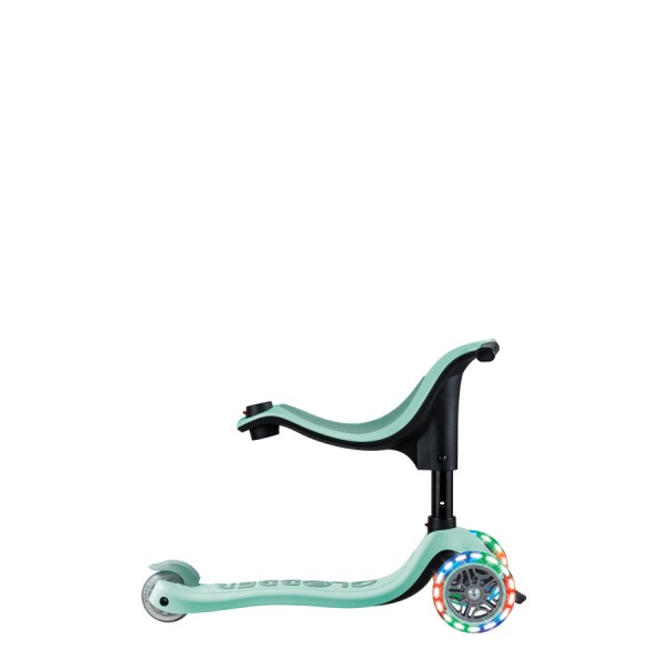 Дитячий самокат 3в1 Globber Go Up Sporty Lights м'ятний (452-706-4-S)