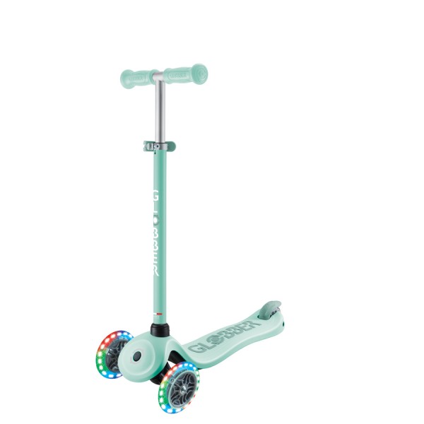 Дитячий самокат 3в1 Globber Go Up Sporty Lights м'ятний (452-706-4-S)