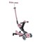 Дитячий самокат 3в1 з сидінням Globber Go Up Deluxe Lights Ecologic 360, пастельно-рожевий (697-510)
