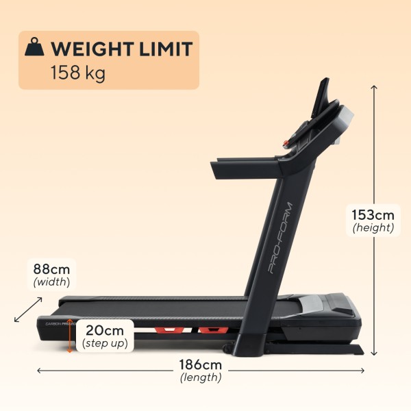 Бігова доріжка електрична ProForm Carbon PRO 2000