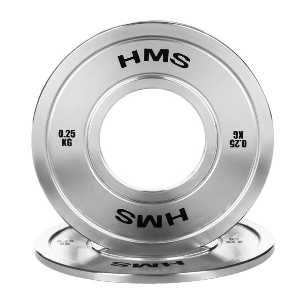 Диски для олімпійської штанги калібровані HMS TOS 2x0.25кг