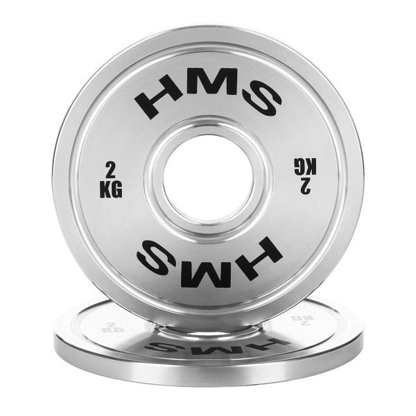 Диски для олімпійської штанги калібровані HMS TOS 2x2кг