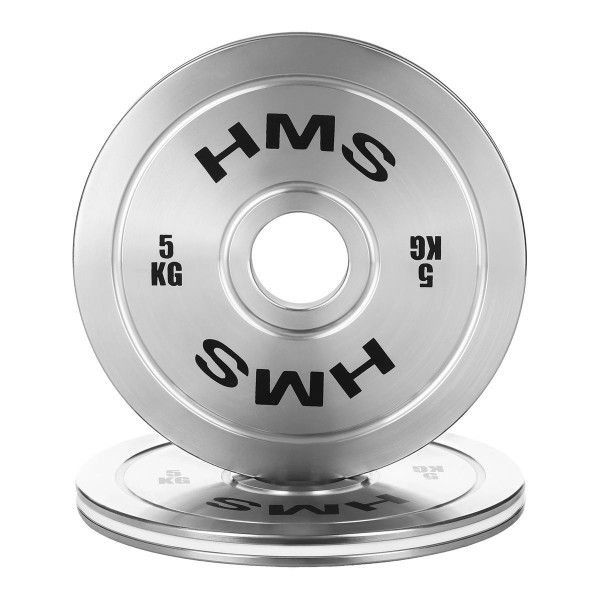 Диски для олімпійської штанги калібровані HMS TOS 2x5кг
