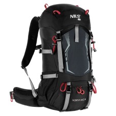 Рюкзак туристичний Nils NorthLake 30+10л Чорний NC1993