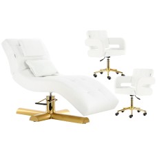 Кушетка + 2 стільці Calissimo, білий