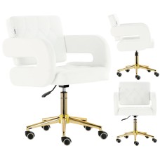 Стілець для перукаря Calissimo Amalfi, білий