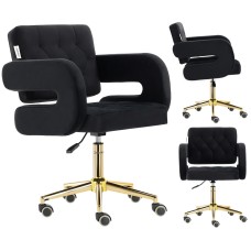 Стілець для перукаря Calissimo Amalfi, чорний