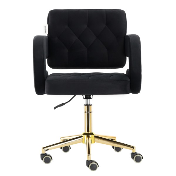 Стілець для перукаря Calissimo Amalfi, чорний