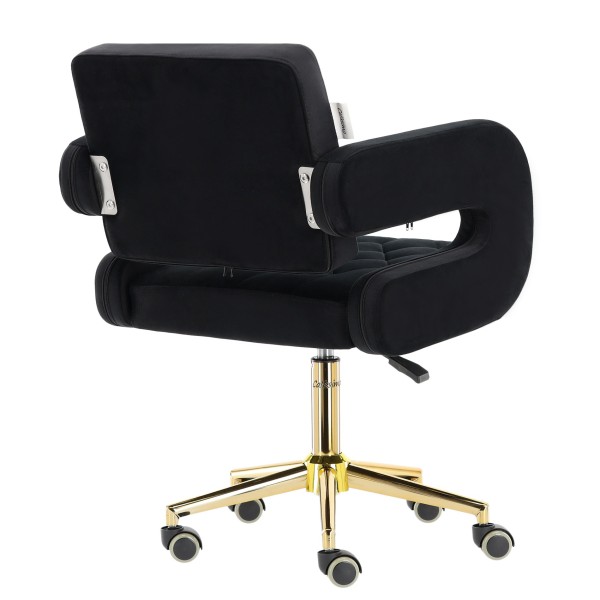 Стілець для перукаря Calissimo Amalfi, чорний