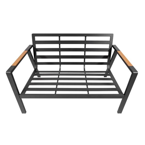 Набір садових меблів Industrial Frame 4в1 сірий