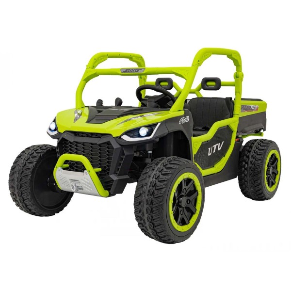 Баггі акумуляторний Ramiz Farmer Truck UTV Racing салатовий