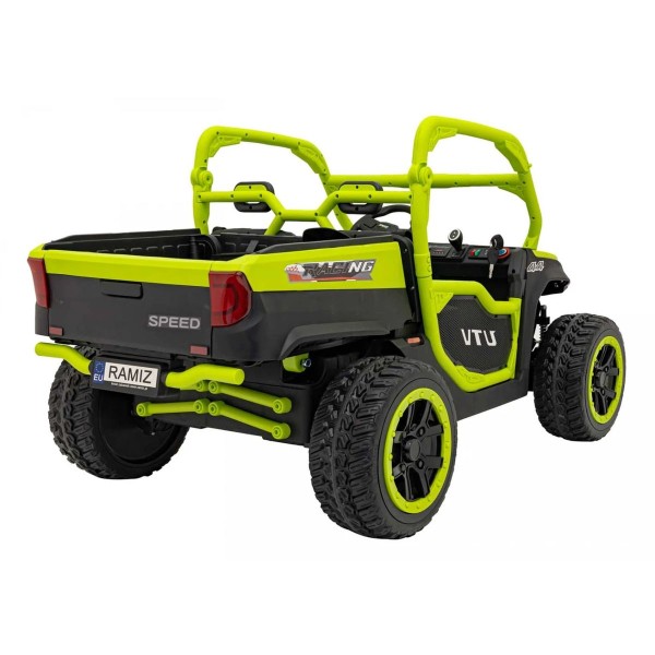 Баггі акумуляторний Ramiz Farmer Truck UTV Racing салатовий