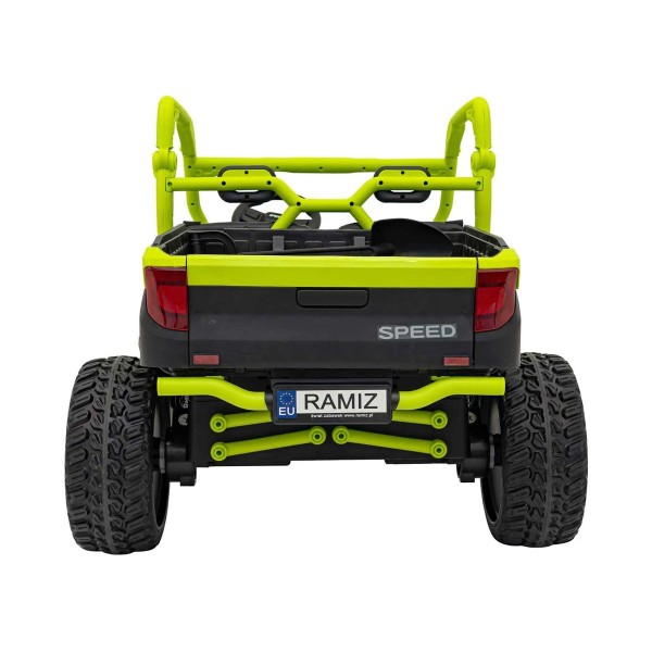 Баггі акумуляторний Ramiz Farmer Truck UTV Racing салатовий