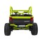 Баггі акумуляторний Ramiz Farmer Truck UTV Racing салатовий