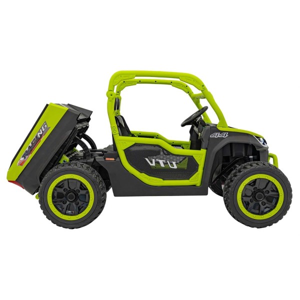 Баггі акумуляторний Ramiz Farmer Truck UTV Racing салатовий