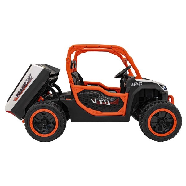 Баггі акумуляторний Ramiz Farmer Truck UTV Racing білий