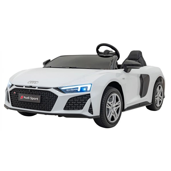 Автомобіль акумуляторний Ramiz Audi Spyder R8 LIFT STRONG білий