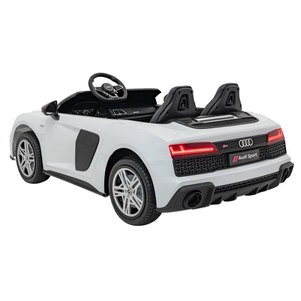 Автомобіль акумуляторний Ramiz Audi Spyder R8 LIFT білий