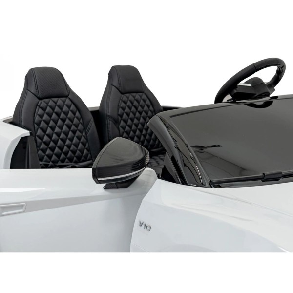 Автомобіль акумуляторний Ramiz Audi Spyder R8 LIFT білий