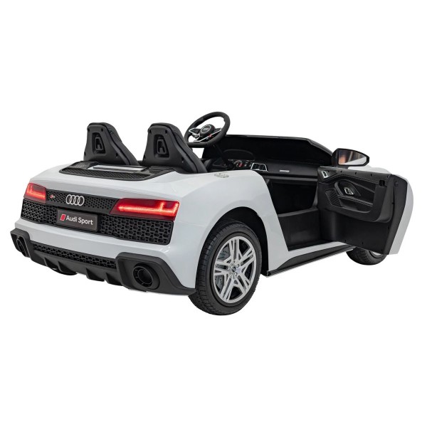 Автомобіль акумуляторний Ramiz Audi Spyder R8 LIFT білий