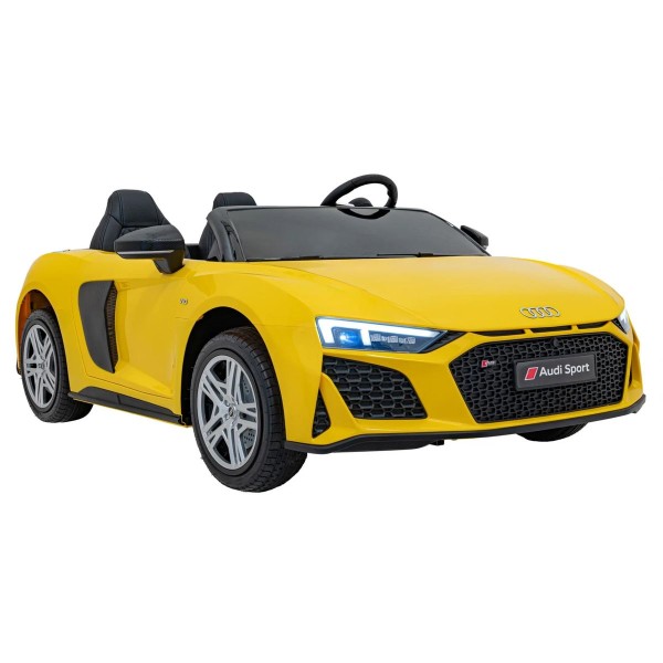 Автомобіль акумуляторний Ramiz Audi Spyder R8 LIFT жовтий