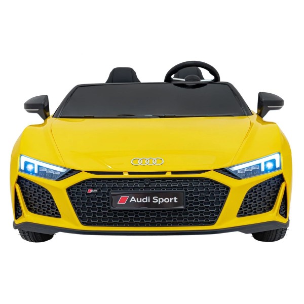 Автомобіль акумуляторний Ramiz Audi Spyder R8 LIFT жовтий
