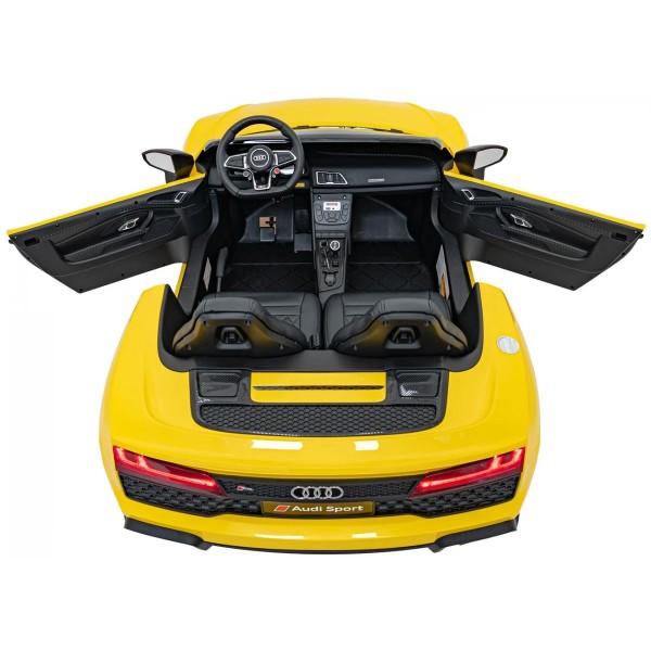 Автомобіль акумуляторний Ramiz Audi Spyder R8 LIFT жовтий