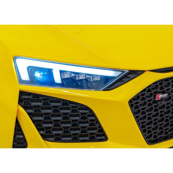Автомобіль акумуляторний Ramiz Audi Spyder R8 LIFT жовтий