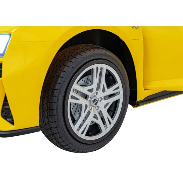 Автомобіль акумуляторний Ramiz Audi Spyder R8 LIFT жовтий