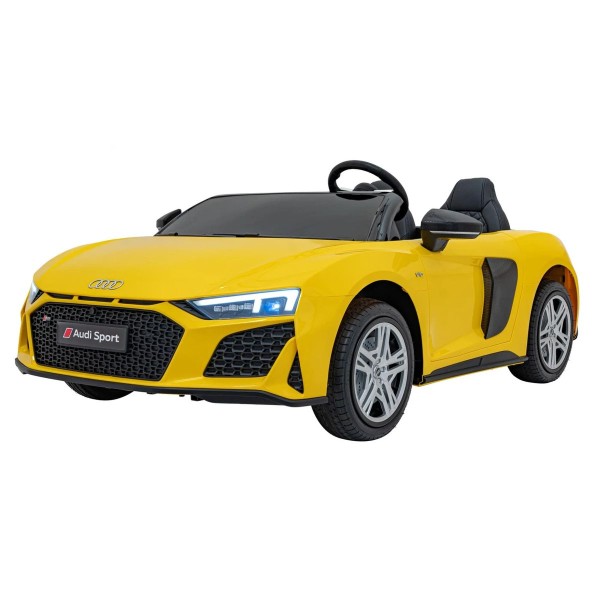 Автомобіль акумуляторний Ramiz Audi Spyder R8 LIFT STRONG жовтий