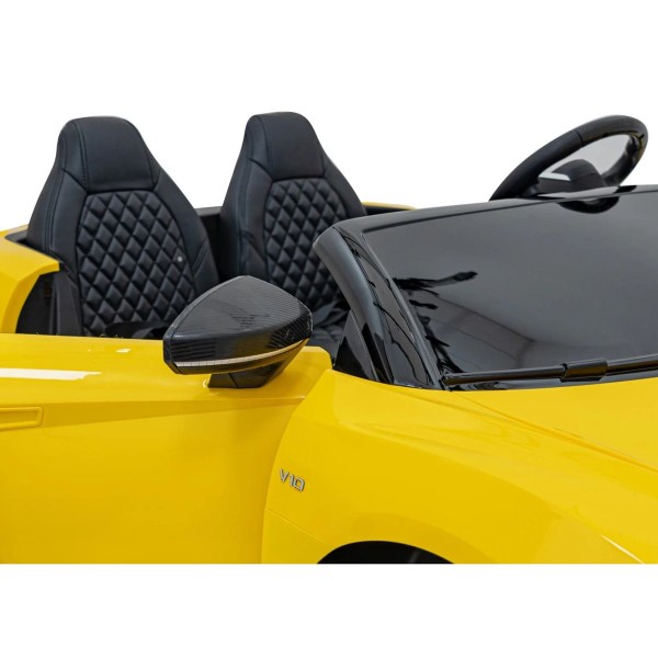 Автомобіль акумуляторний Ramiz Audi Spyder R8 LIFT жовтий