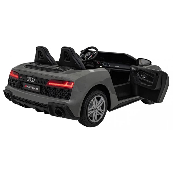 Автомобіль акумуляторний Ramiz Audi Spyder R8 LIFT сірий