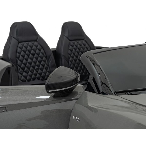 Автомобіль акумуляторний Ramiz Audi Spyder R8 LIFT сірий